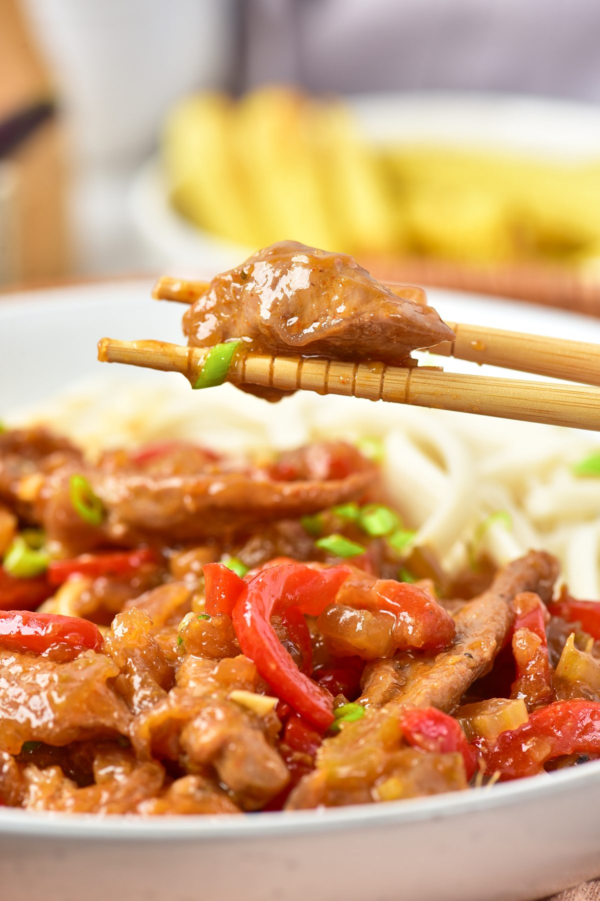 Duck stir-fry