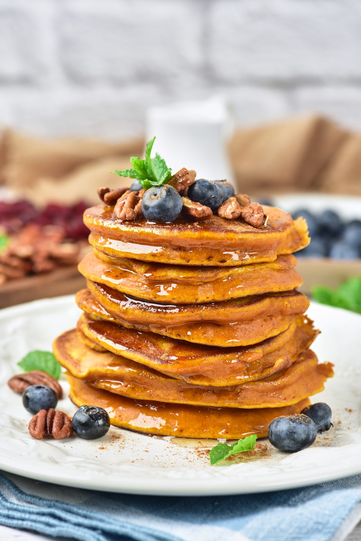 Pumpkin pancakes