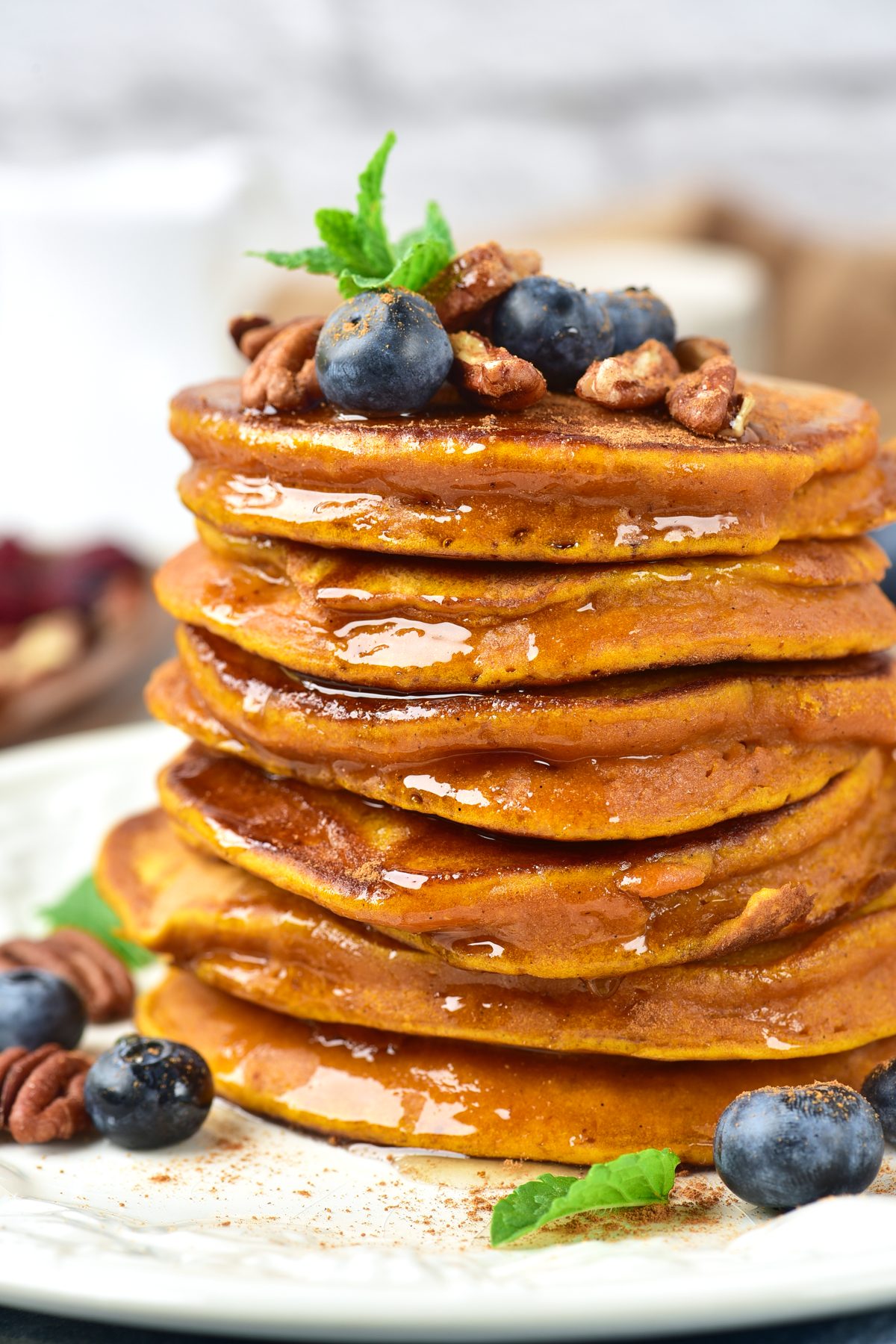 Pumpkin pancakes