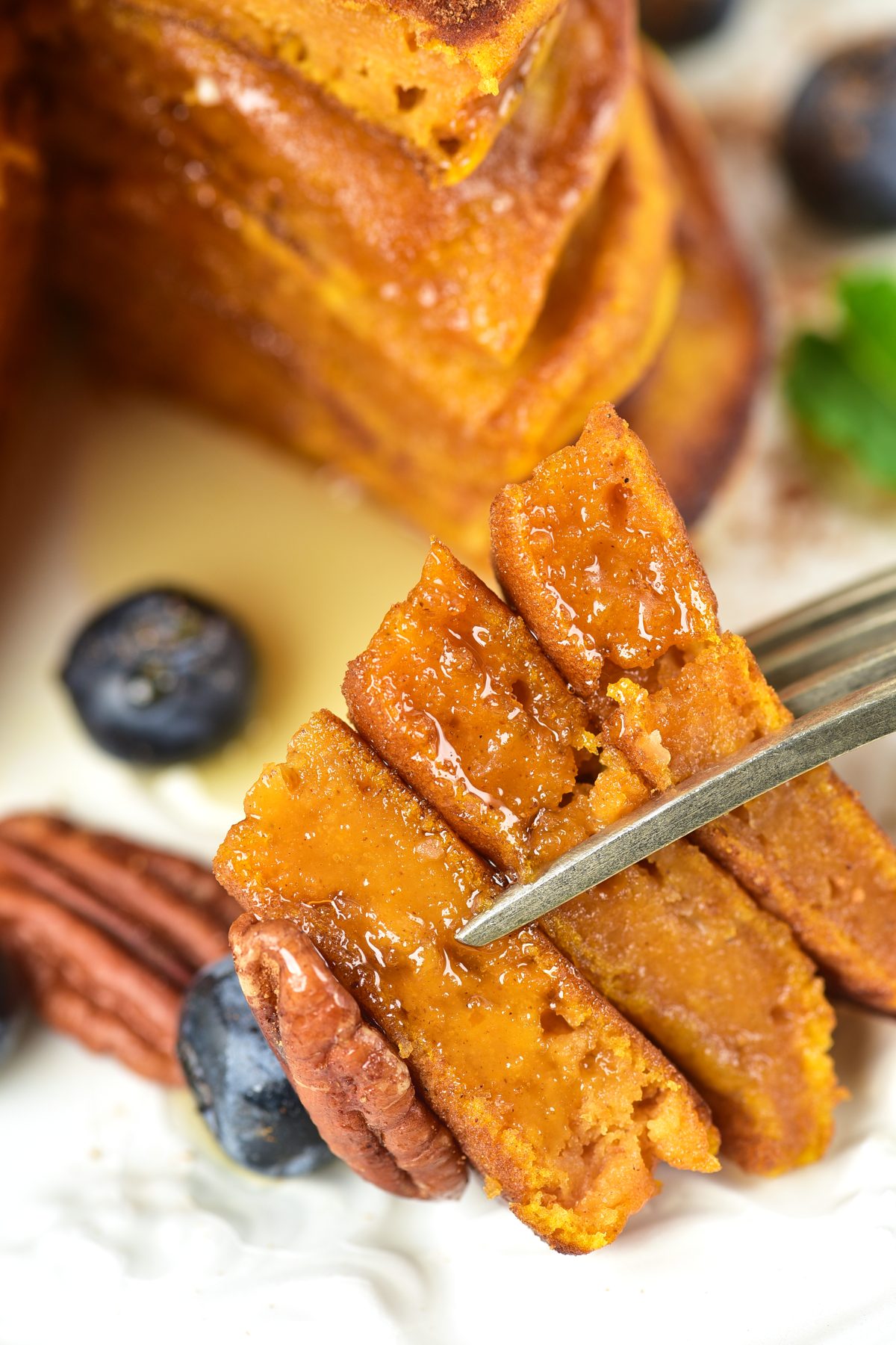 Pumpkin pancakes
