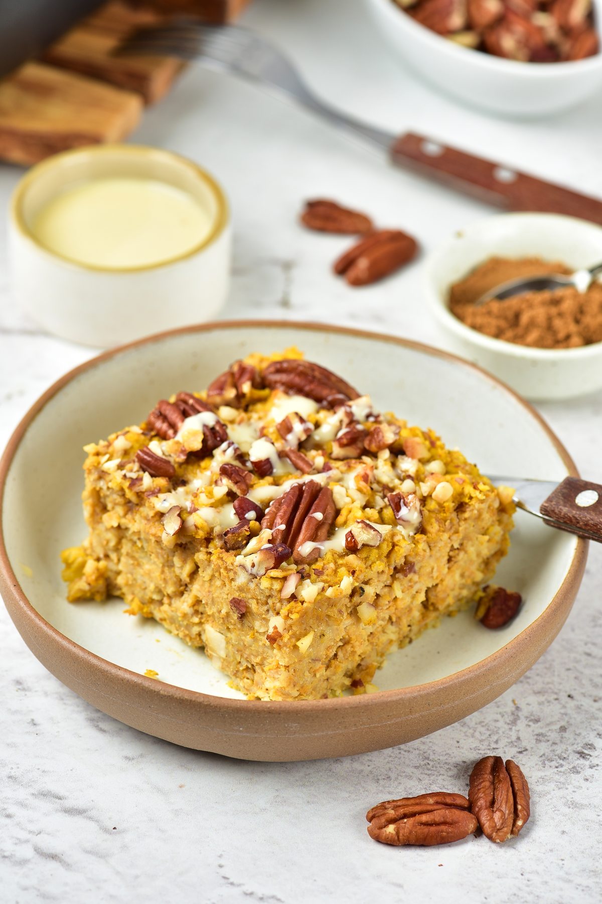 Pumpkin baked oatmeal